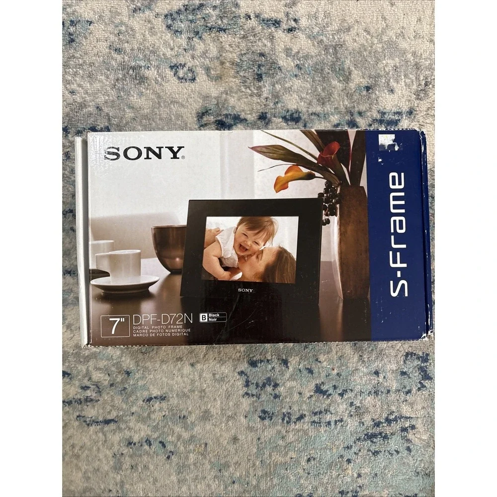 New! Sony S-Frame DPF-D72N LED Backlight 800 X 480 Pixels 7